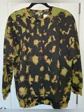 Yak & Yeti Boho Tie Dye Pullover Sweatshirt Size M/L NWT